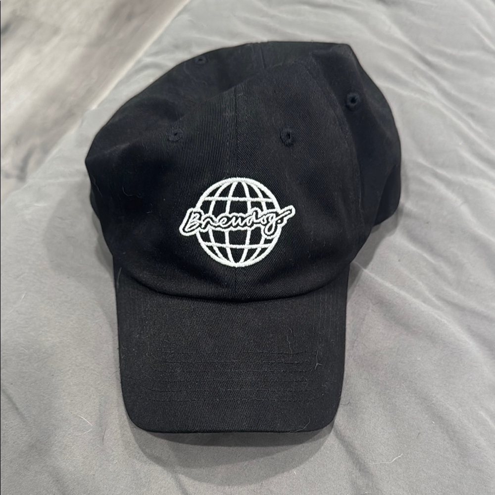 Brewdog Black Strapback Baseball Cap with Embroidered Logo